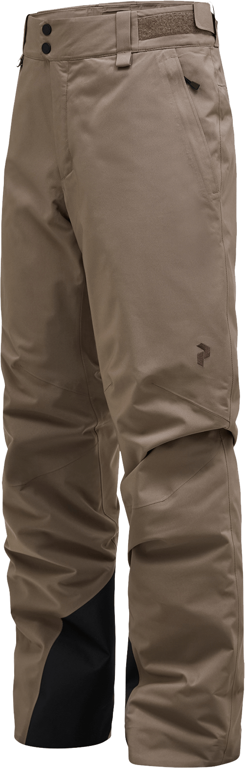 Peak Performance Men's Maroon HIPE 2L Insulated Shell Pants Terrain Tan Peak Performance