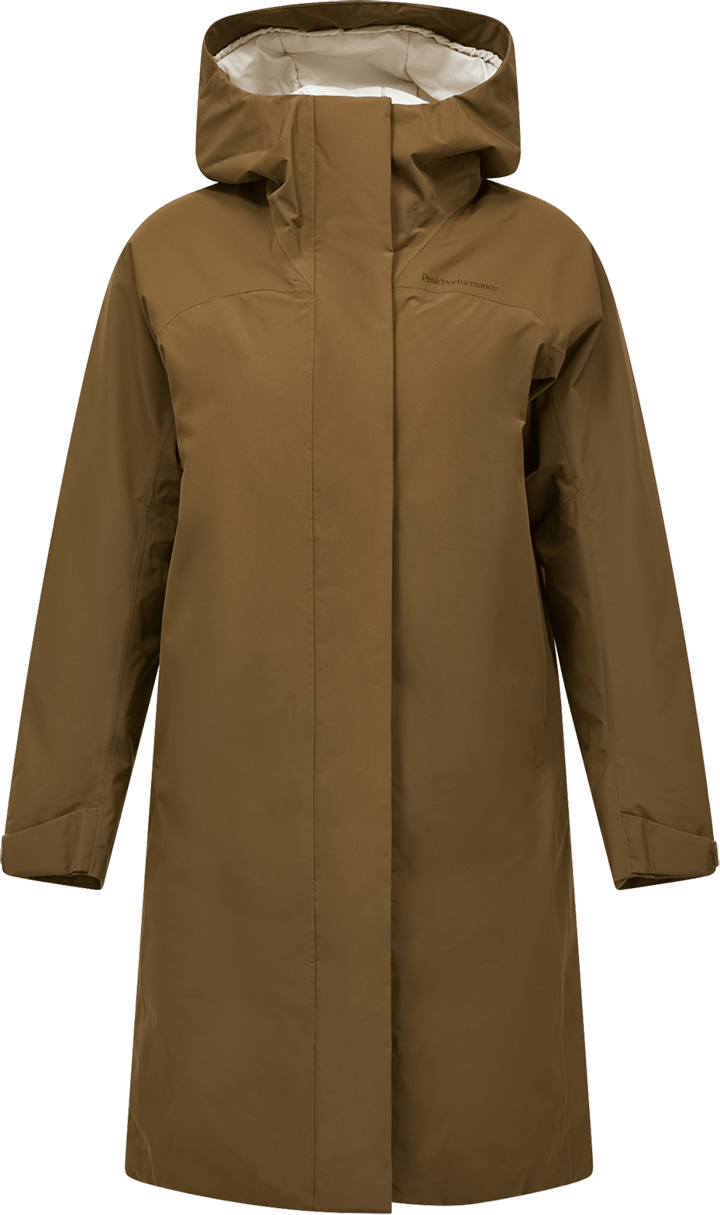 Peak Performance Women's Treeline Hipe 2 L Insulated Shell Parka Meadow Moss Peak Performance