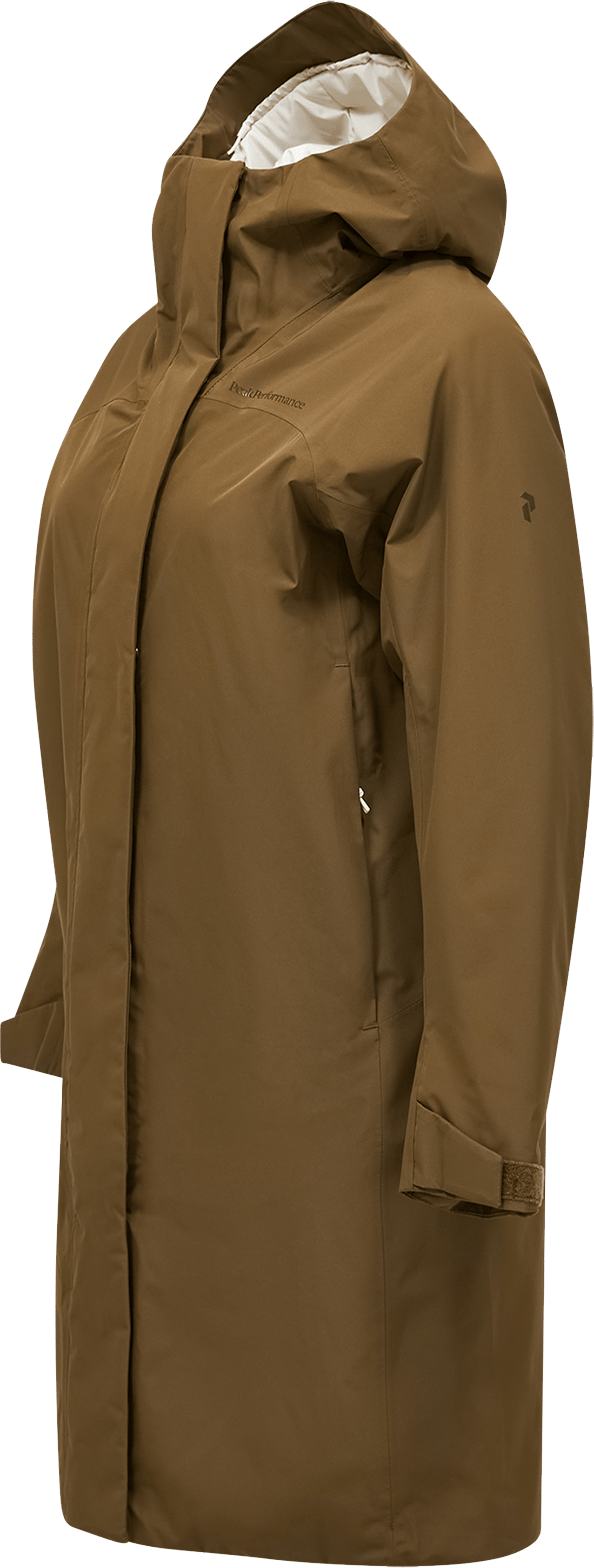 Peak Performance Women's Treeline Hipe 2 L Insulated Shell Parka Meadow Moss Peak Performance