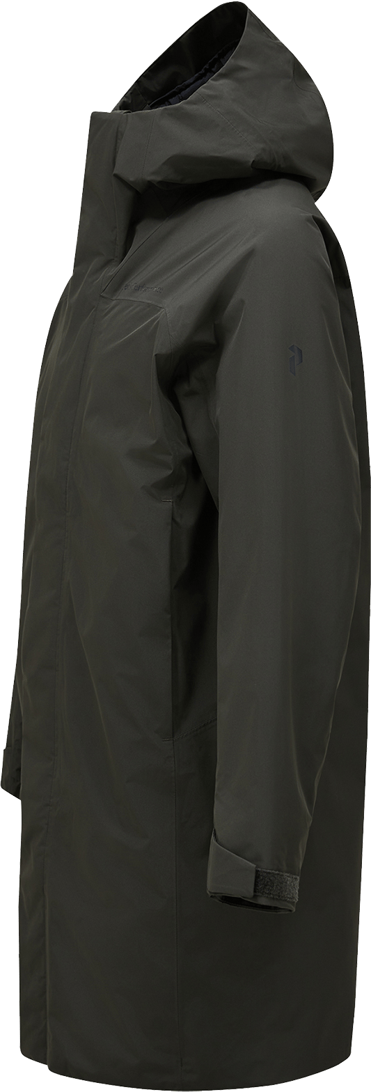 Peak Performance Men's Treeline Hipe 2L Insulated Shell Parka Olive Extreme Peak Performance