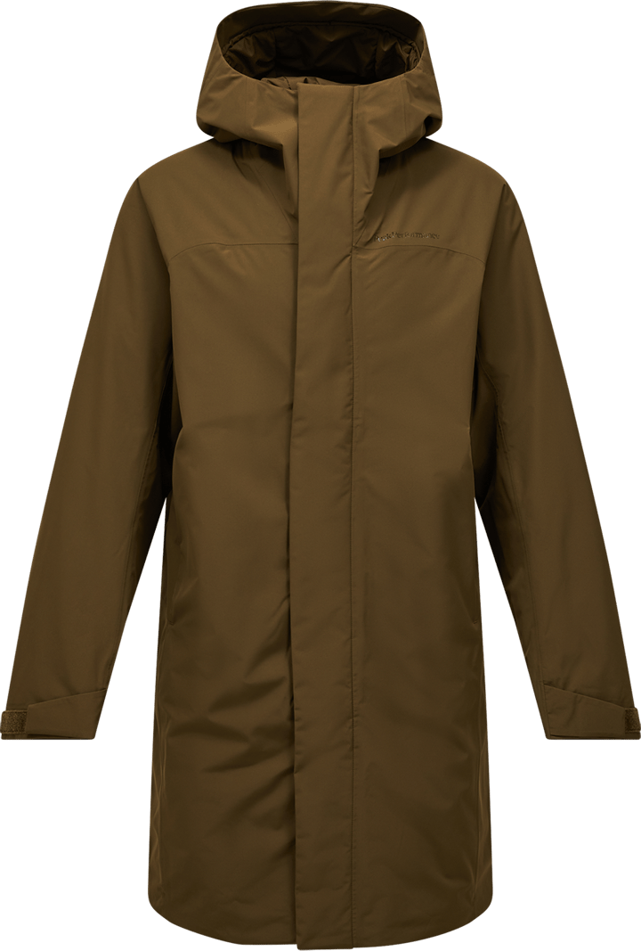 Peak Performance Men's Treeline Hipe 2L Insulated Shell Parka Meadow Moss Peak Performance