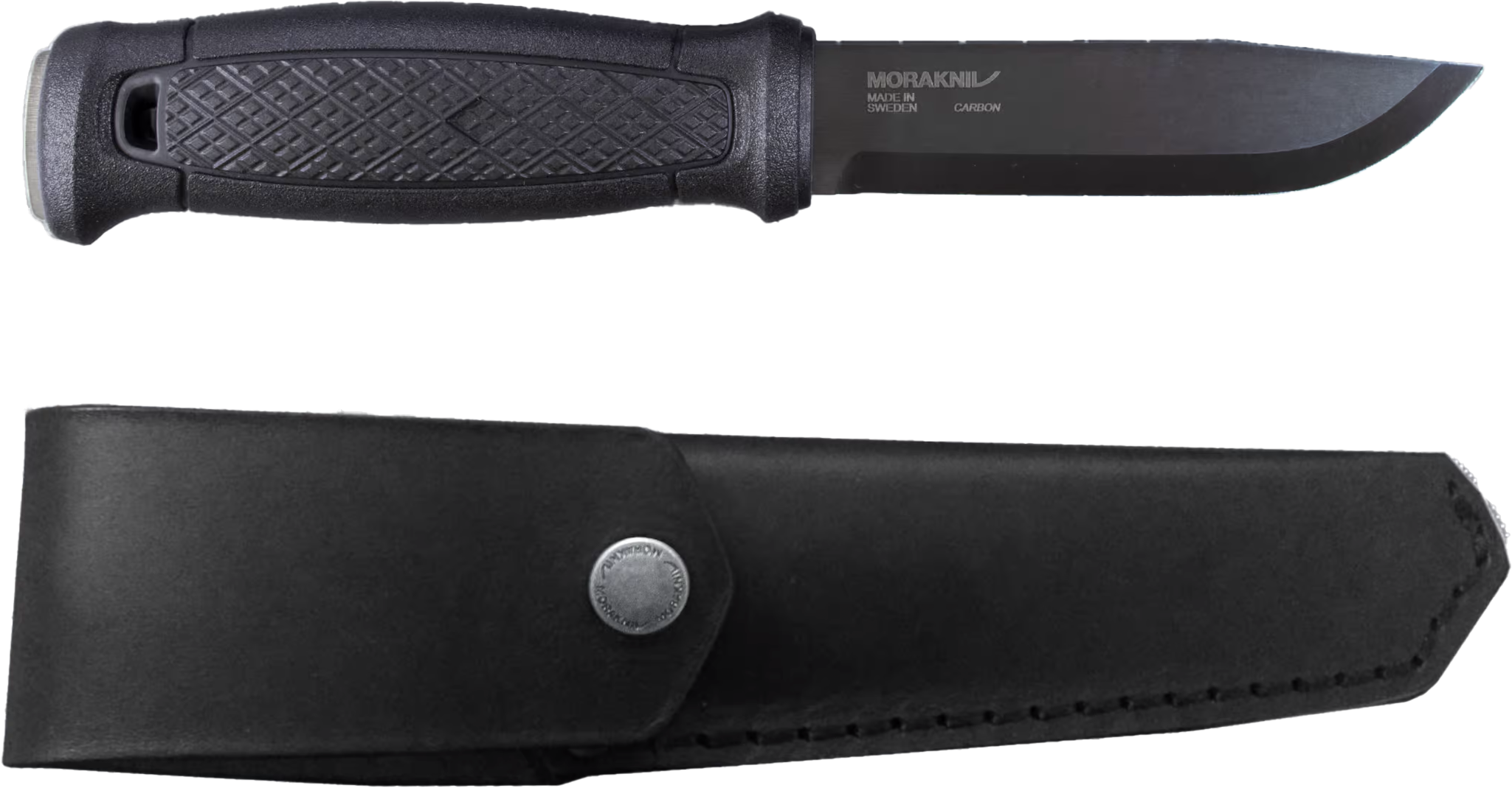 Garberg Black Carbon Leather knife