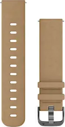 Garmin Vivomove Tan Leather 20mm Band