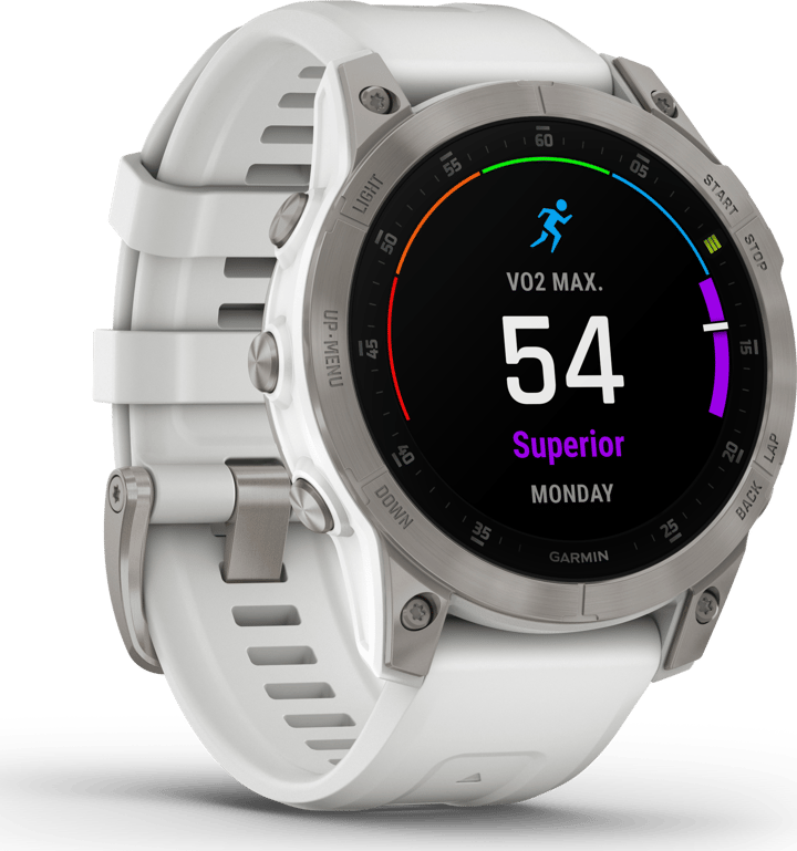 Garmin Epix Generation 2 Sapphire Silver/White Garmin Garmin Epix Generation 2 Sapphire Silver/White Garmin