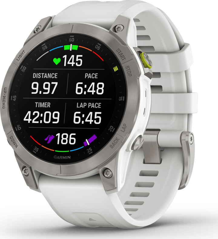 Garmin Epix Generation 2 Sapphire Silver/White Garmin Garmin Epix Generation 2 Sapphire Silver/White Garmin