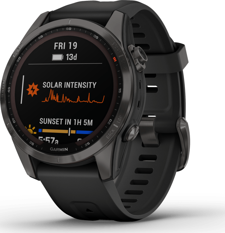 Garmin Fenix 7S Sapphire Solar Carbon Grey/Black Garmin