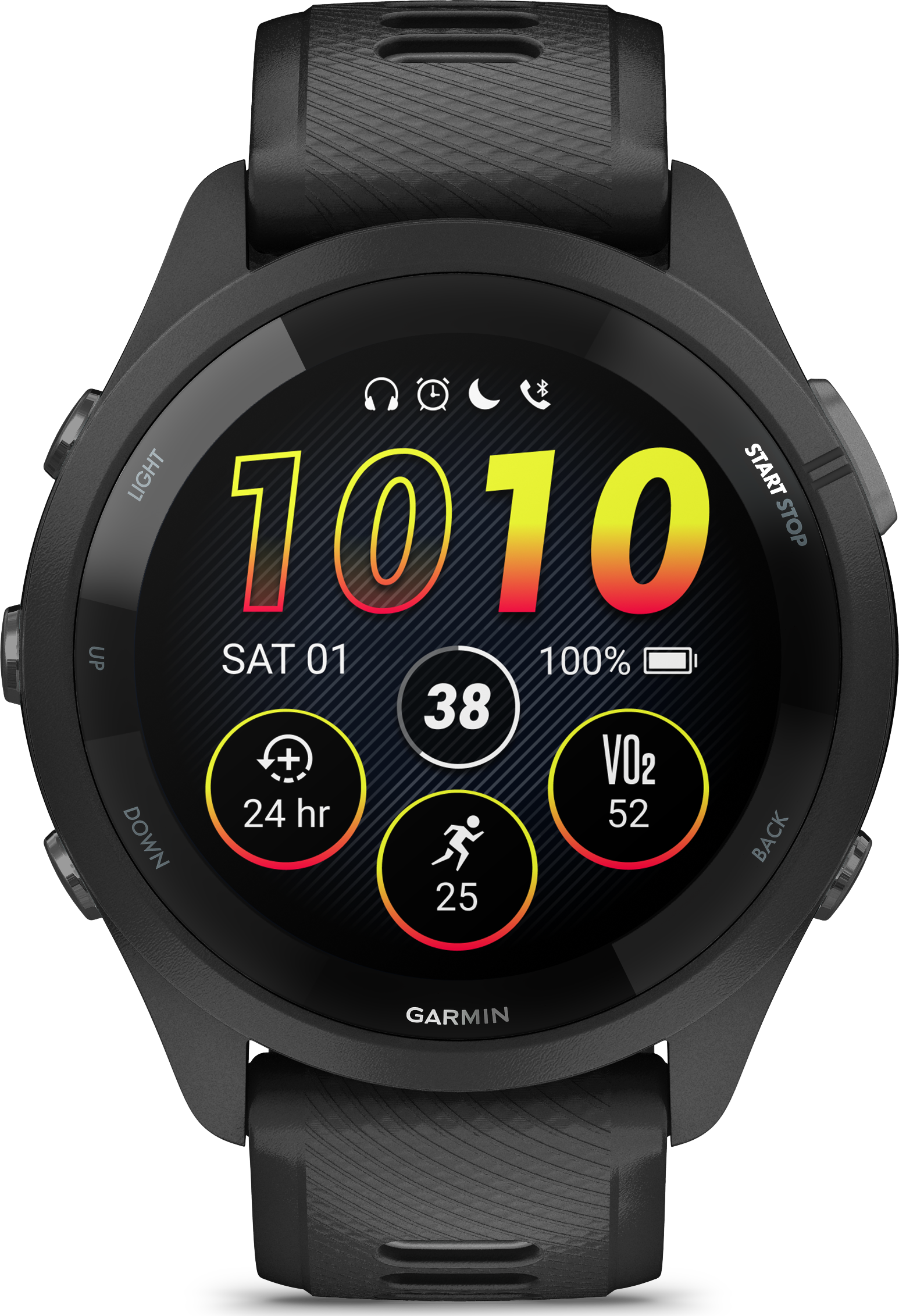 Garmin Forerunner 265  Black Träningsklockor OneSize