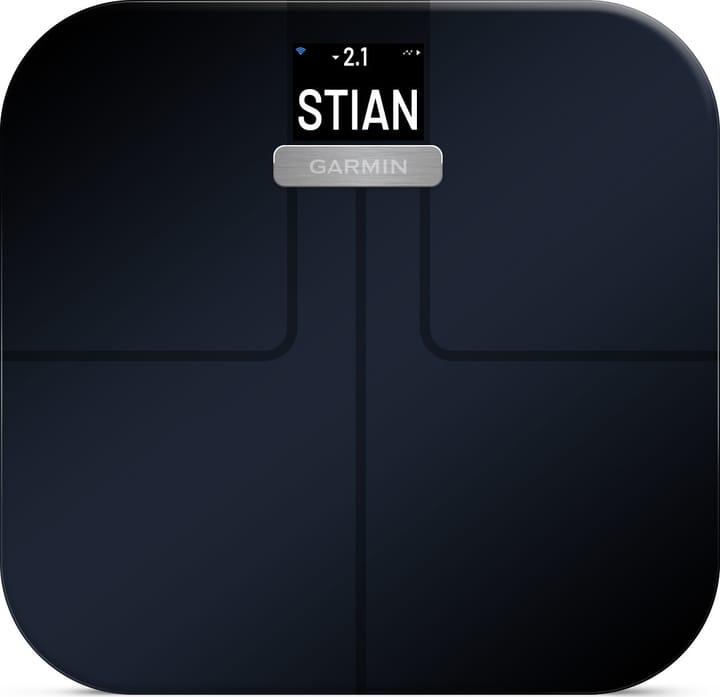 Garmin Index S2 Smart Scale, Intl, Black, 1 pack Black-Black Garmin