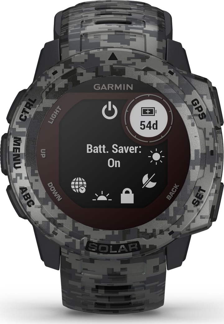 Garmin Instinct Solar Camo Edition Graphite Camo Garmin Garmin Instinct Solar Camo Edition Graphite Camo Garmin
