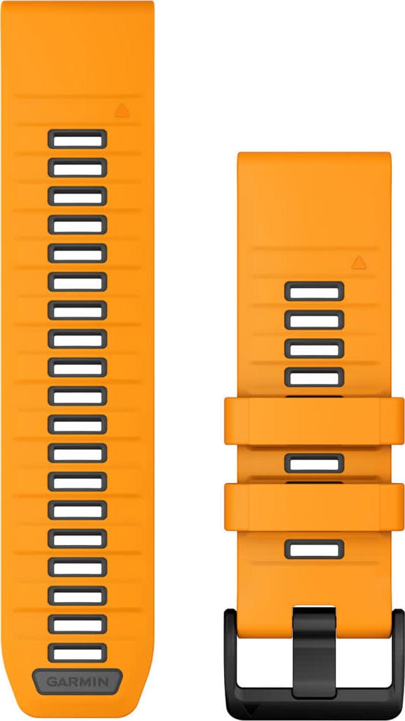 Quickfit Watch Bands Spark Orange/graphite Silicone