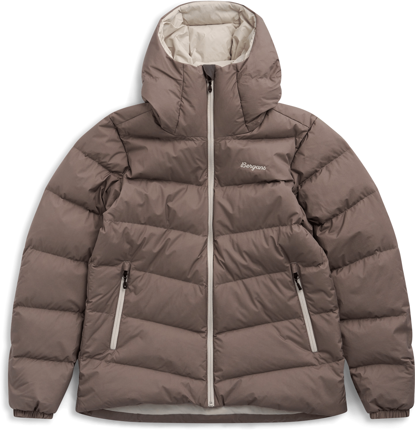 Bergans Women´s Garmo Down Hood Jacket  Rock Taupe