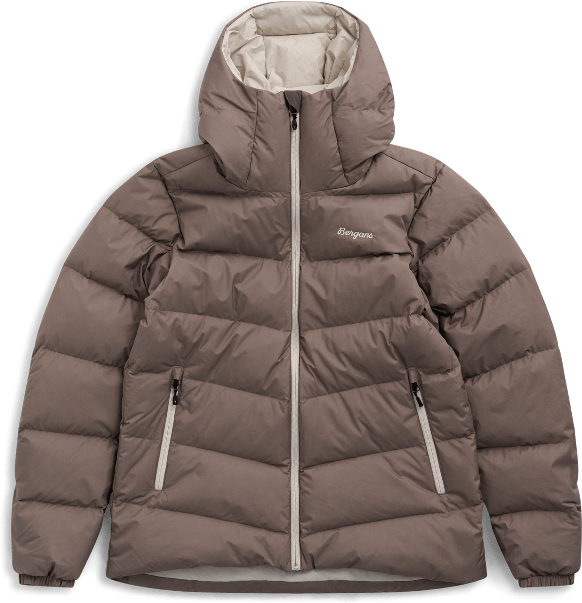 Bergans Women´s Garmo Down Hood Jacket Rock Taupe