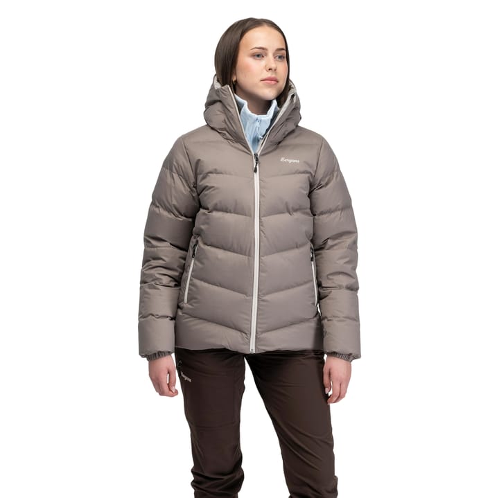 Bergans Women´s Garmo Down Hood Jacket  Rock Taupe Bergans
