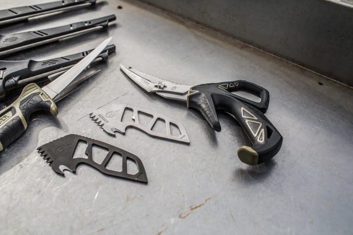 Gerber Gerber Gutsy Gut Scoop Scaler Silver Skjellskarape Med Bukåpner Og Opptrekker Gerber Gerber Gerber Gutsy Gut Scoop Scaler Silver Skjellskarape Med Bukåpner Og Opptrekker Gerber