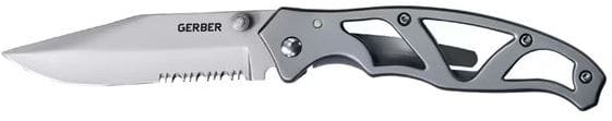 Gerber Paraframe II Folder, Serrated, GB Stainless Steel Gerber Gerber Paraframe II Folder, Serrated, GB Stainless Steel Gerber