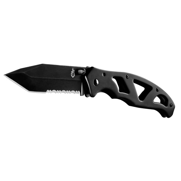 Gerber Paraframe II Tanto Folder, Serrated, GB Black Gerber