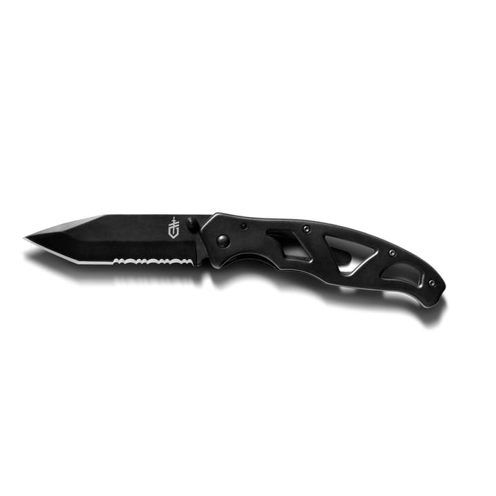 Gerber Paraframe II Tanto Folder, Serrated, GB Black Gerber