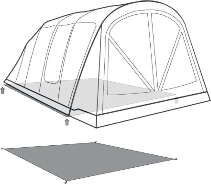 Outwell Footprint Florida 5 Air Black & Grey Outwell Outwell Footprint Florida 5 Air Black & Grey Outwell