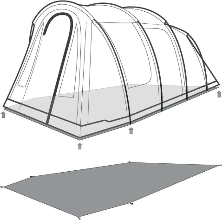 Outwell Footprint Rockwell 6 Black & Grey Outwell