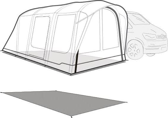 Outwell Footprint Wolfburg 450 Air Black & Grey Outwell