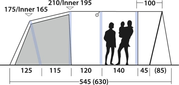 Outwell Colorado 5 Air Blue Outwell