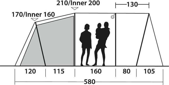 Outwell Rockwell 4 Blue Outwell