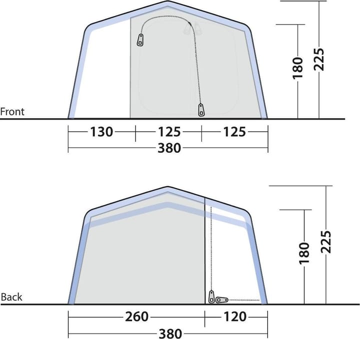 Outwell Michigan 4 Air Blue Outwell