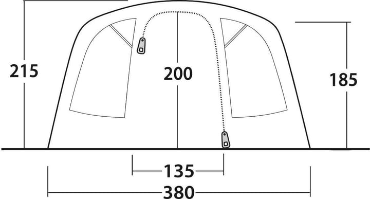 Outwell Colorado 6 Air Blue Outwell Outwell Colorado 6 Air Blue Outwell