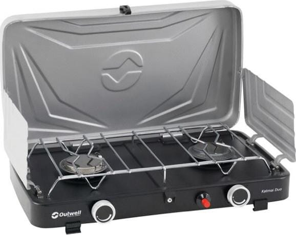 Outwell Katmai Duo Stove Silver Grey Outwell