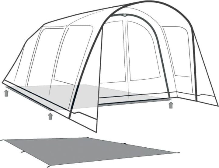 Outwell Footprint Flagstaff/Nashville/Monterey 5 Air Black & Grey Outwell