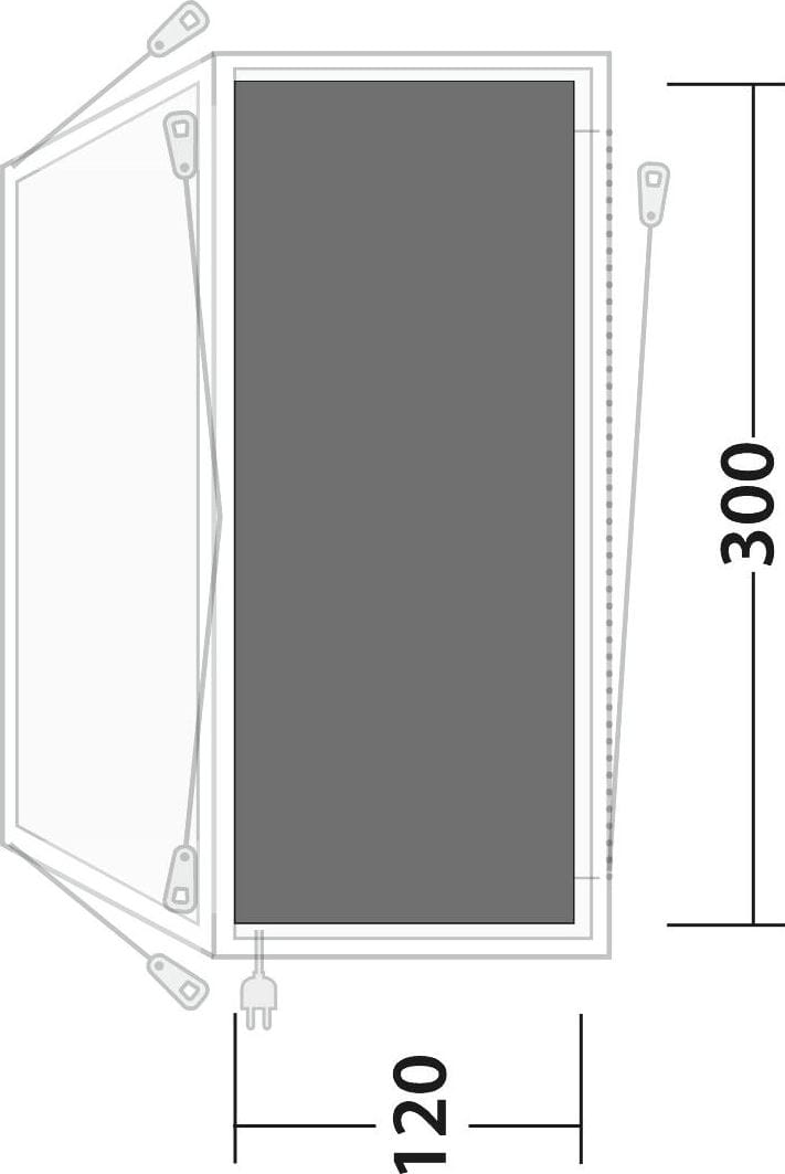 Outwell Footprint Seacrest Black & Grey Outwell