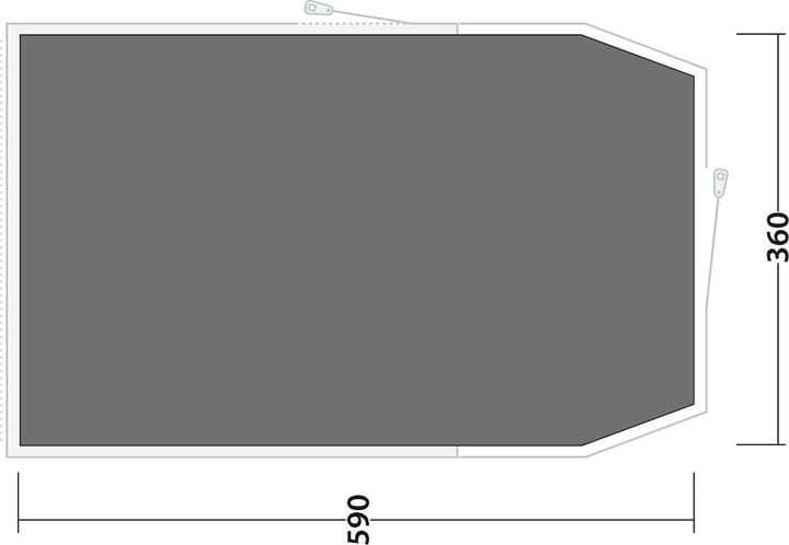 Outwell Footprint Rockwell 6 Black & Grey Outwell