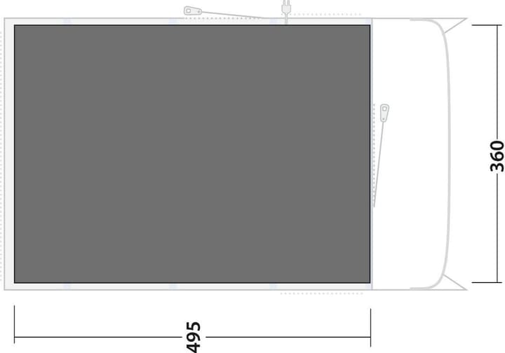 Outwell Footprint Denver/Colorado 6 Air Black & Grey Outwell Outwell Footprint Denver/Colorado 6 Air Black & Grey Outwell