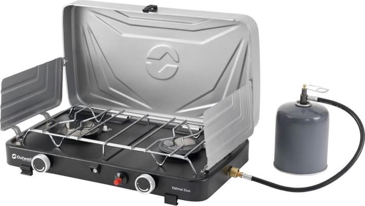 Outwell Katmai Duo Stove Silver Grey Outwell