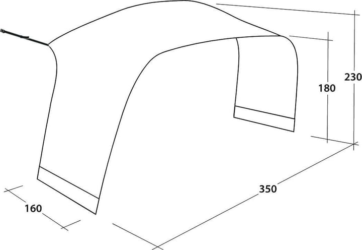 Outwell Lounge L Tent Connector Grey Outwell Outwell Lounge L Tent Connector Grey Outwell