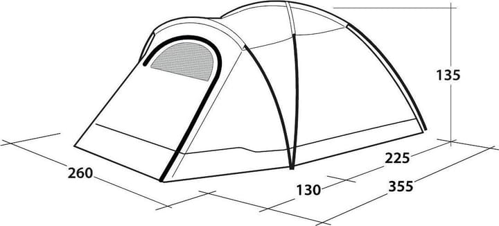 Outwell Cloud 4 Green Outwell