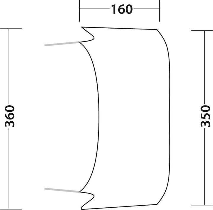 Outwell Lounge L Tent Connector Grey Outwell Outwell Lounge L Tent Connector Grey Outwell