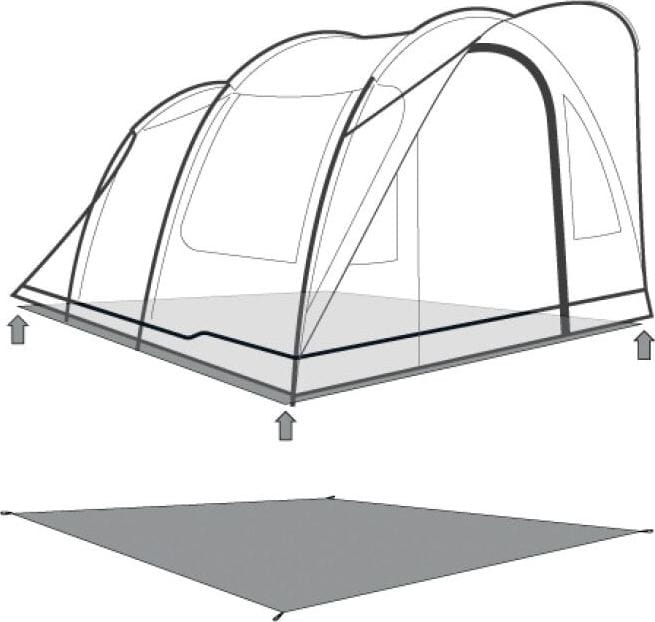 Outwell Footprint Sky 2 Black & Grey Outwell