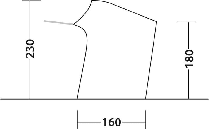 Outwell Lounge L Tent Connector Grey Outwell Outwell Lounge L Tent Connector Grey Outwell