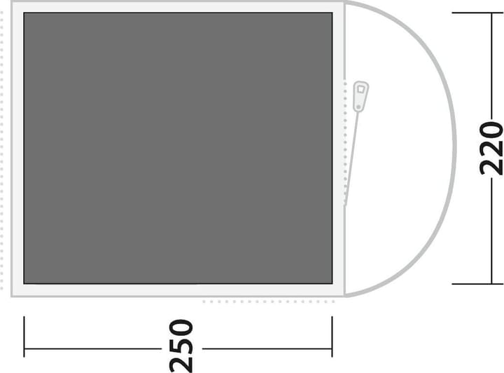Outwell Footprint Sky 2 Black & Grey Outwell