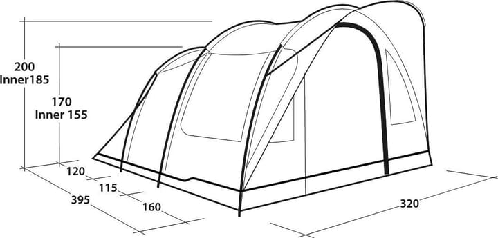 Outwell Sky 5 Blue Outwell Outwell Sky 5 Blue Outwell