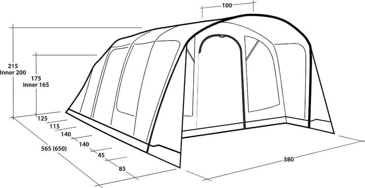 Outwell Colorado 6 Air Blue Outwell