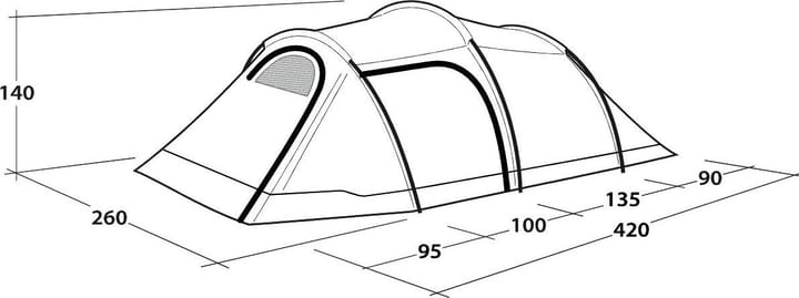 Outwell Earth 4 Plus Green Outwell