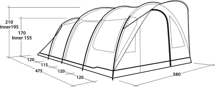 Outwell Sky 6 Blue Outwell Outwell Sky 6 Blue Outwell