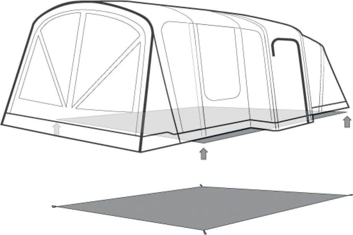Outwell Footprint Vermont 7 Air Black & Grey Outwell