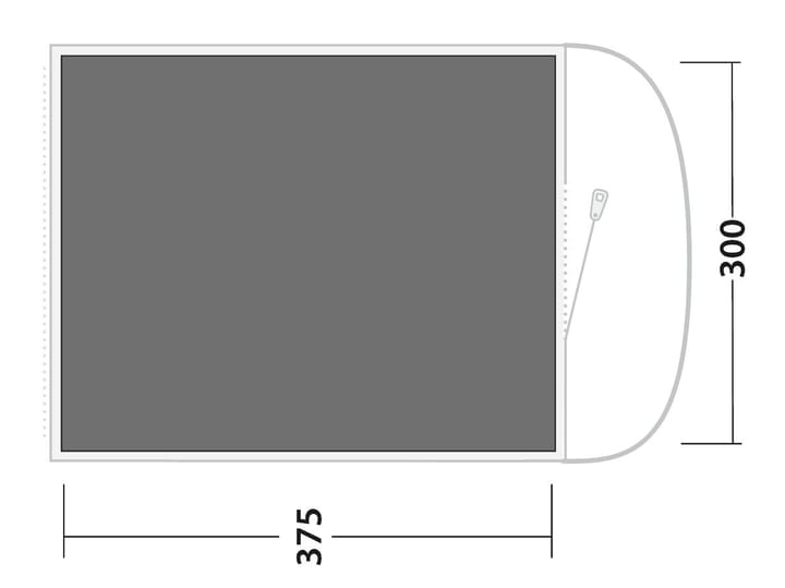Outwell Footprint Sky 5 Black & Grey Outwell