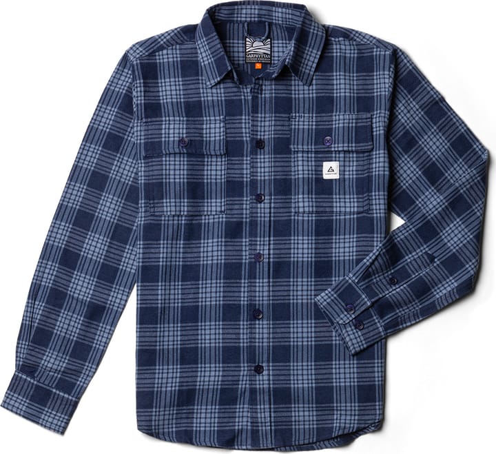 Garphyttan Men's Garden Flanell Navy Comb Garphyttan