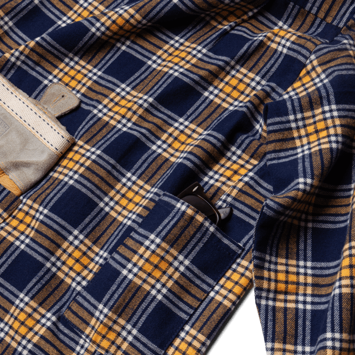 Garphyttan Men's Garden Flanell Orange Comb Garphyttan