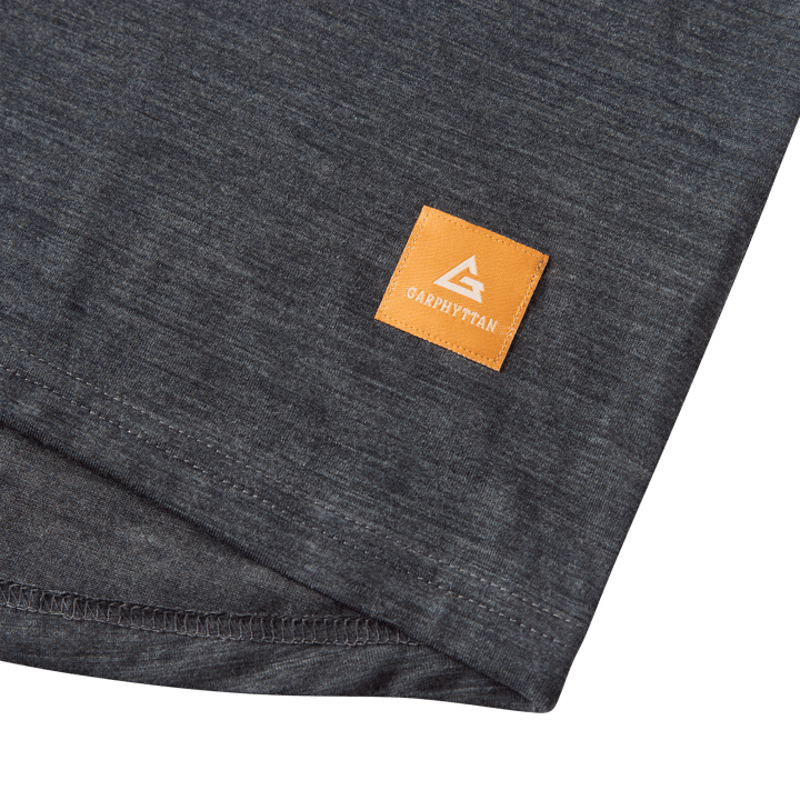 Garphyttan Men's Merino Top Dark-Grey Melange Garphyttan