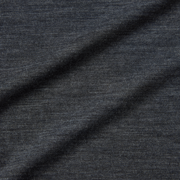 Garphyttan Men's Merino Top Dark-Grey Melange Garphyttan